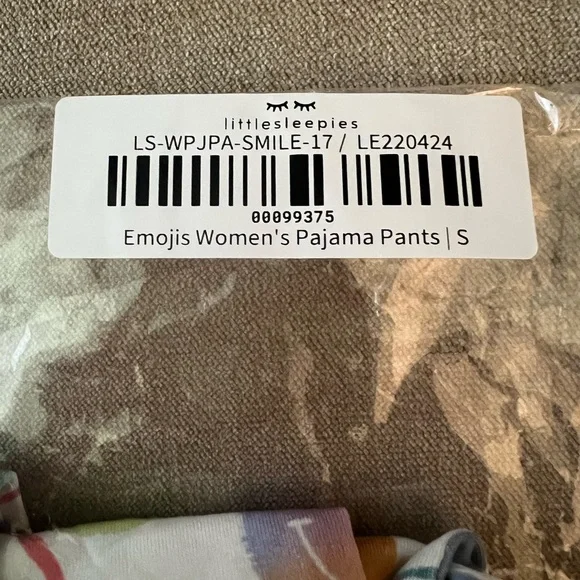 Little Sleepies Emoji Positive Vibes Pajama Pants - Picture 3 of 4